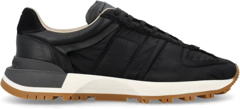 Maison Margiela Zwarte nylon 50-50 sneakers Stijlvol en veelzijdig Zwart Heren