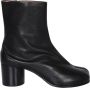 Maison Margiela Zwarte Leren Laarzen met Tabi Split-Teen Vorm Black Dames - Thumbnail 3