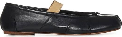 Maison Margiela Black Tabi Ballerinas in zwart