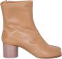 Maison Margiela Beige Enkellaarsjes met Split Teen Beige Dames - Thumbnail 1