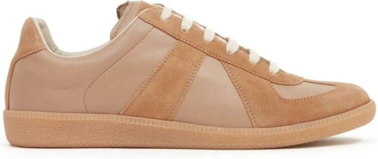 Maison Margiela Beige Herensneakers met Stijl en Comfort Bruin Heren