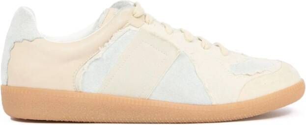 Maison Margiela Beige Replica Inside Out Leren Schoenen Beige Dames
