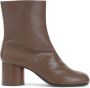 Maison Margiela Bruine enkellaarzen met split-teen silhouet - Thumbnail 1
