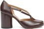 Maison Margiela Bruine Gesp Hoge Hak Schoenen - Thumbnail 1