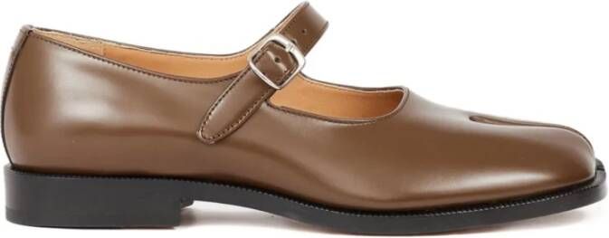 Maison Margiela Bruine Mary Jane Schoenen
