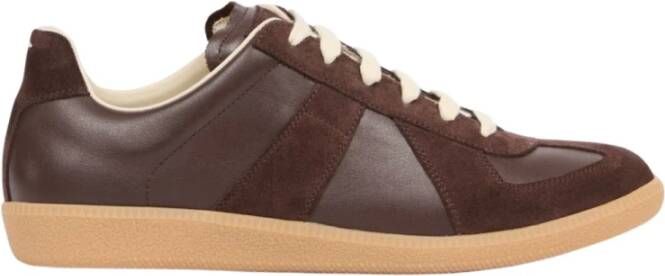 Maison Margiela Bruine Sneakers voor Stijlvolle Outfits Brown Heren
