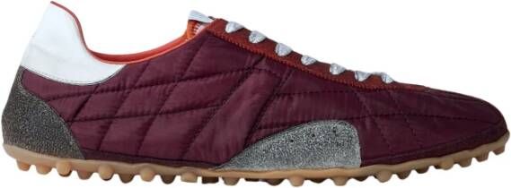 Maison Margiela Canvas Sneakers met Suède Panelen