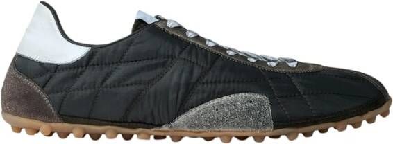 Maison Margiela Canvas Sneakers met Suède Panelen