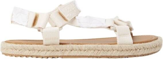 Maison Margiela Ivoor canvas Trekking Sandalen Beige Dames