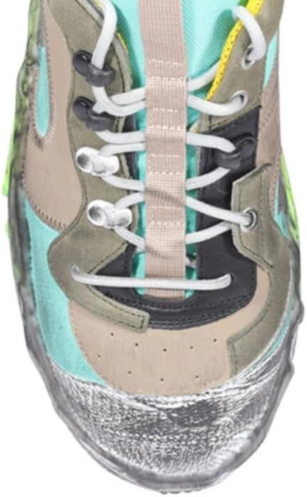 Maison Margiela Veterschoenen met geperforeerd detail Green Heren