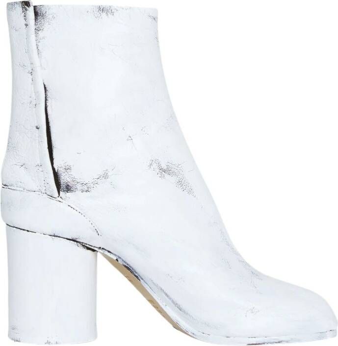 Maison Margiela Conceptuele Leren Laarzen White Dames