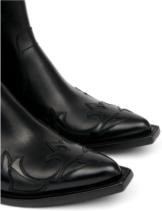 Maison Margiela Enkelboots met borduursel - Foto 4