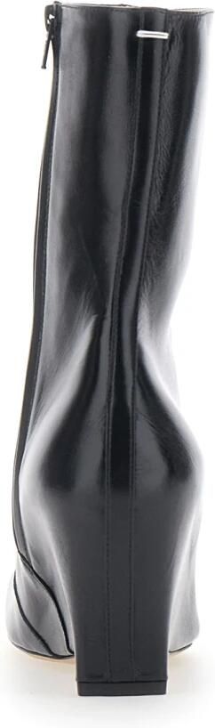 Maison Margiela Enkellaars met Hak en Lederen Details - Foto 4