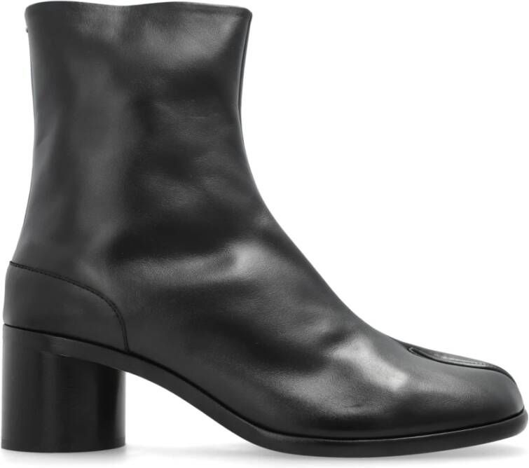 Maison Margiela Zwarte haklaarzen met Tabi split-teen ontwerp Zwart Heren