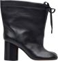 Maison Margiela Zwarte Tabi Balloon Enkellaarzen Black Dames - Thumbnail 3