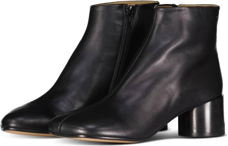 Maison Margiela Enkellaarzen van Nappaleer Black Dames