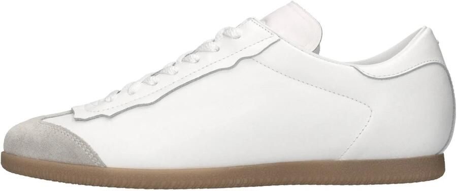 Maison Margiela Witte en grijze leren sneakers Wit Heren - Foto 3