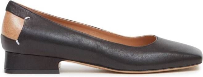 Maison Margiela Flat shoes Black Zwart Dames