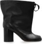 Maison Margiela Zwarte Tabi Balloon Enkellaarzen Black Dames - Thumbnail 1