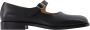 Maison Margiela Zwarte leren loafers met Tabi teen Black Dames - Thumbnail 1