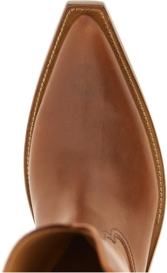 Maison Margiela Heel-Less Vintage-Effect Leren Laarzen - Foto 2