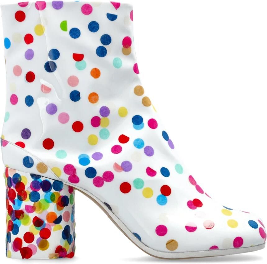 Maison Margiela Heeled ankle boots met 'Tabi' cutout