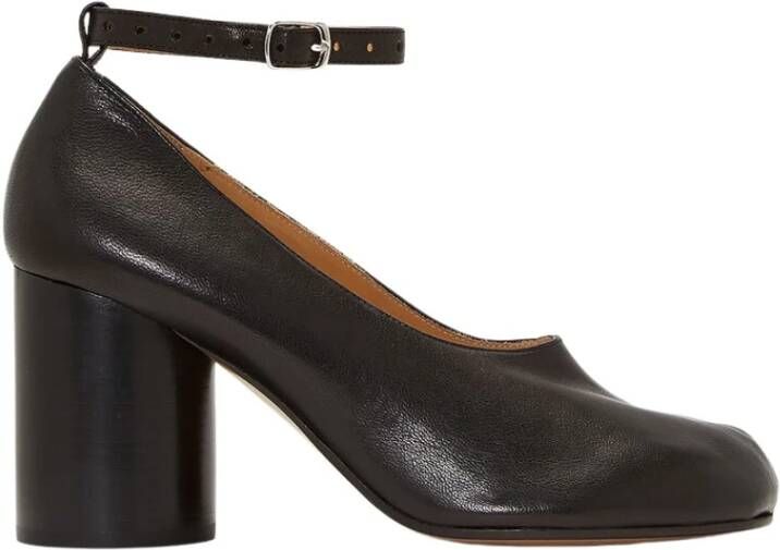 Maison Margiela Iconische Leren Mary-Jane Pumps Zwart Dames