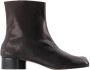 Maison Margiela Leather boots Black Dames - Thumbnail 1