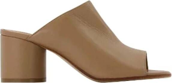 Maison Margiela Leather sandals Brown Dames