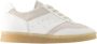 Maison Margiela Minimalistische leren sneakers met gestructureerde zool White - Thumbnail 1