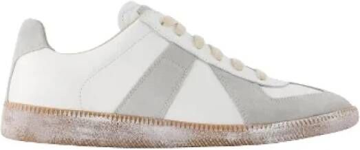Maison Margiela Leather sneakers White Dames