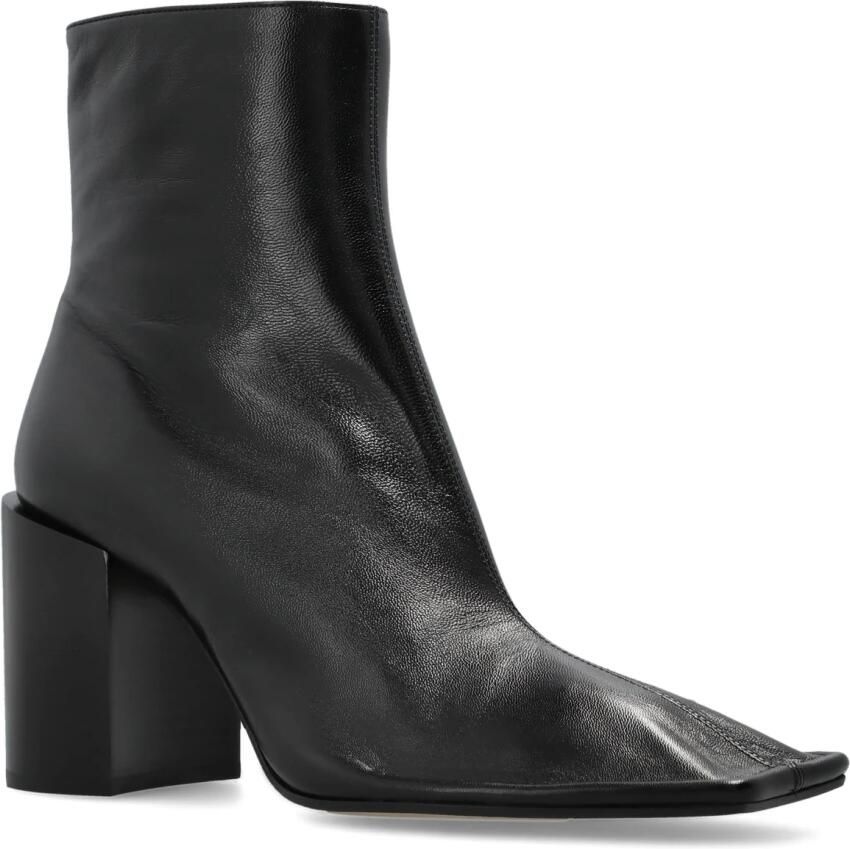 Maison Margiela Leren enkellaarzen met hak - Foto 2