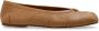 Maison Margiela Uitgesneden leren ballerina's met platte zool Beige Dames - Thumbnail 13