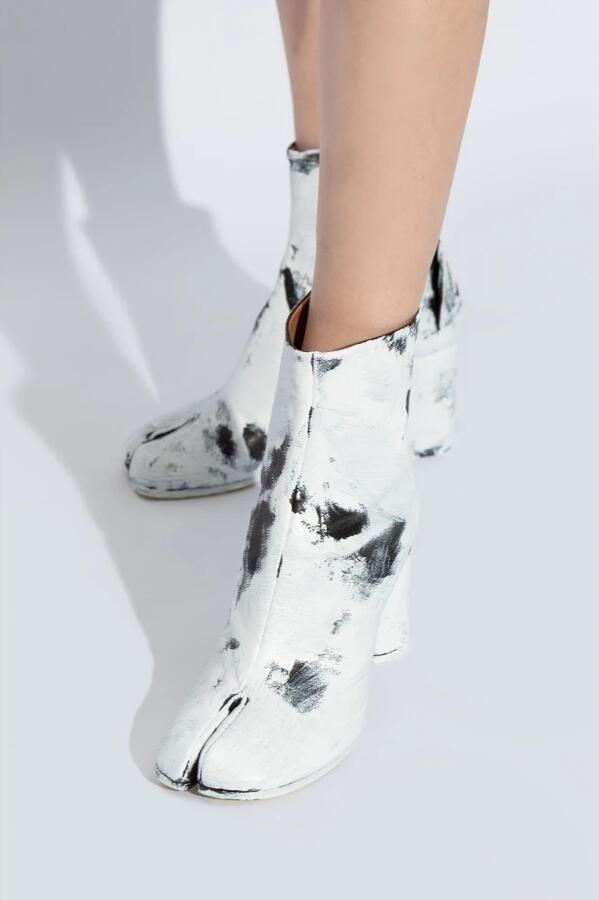 Maison Margiela Conceptuele Leren Laarzen White Dames - Foto 4