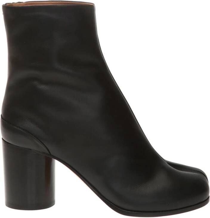 Maison Margiela Iconische Tabi-laarzen met hoge blokhak Black Dames
