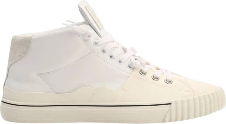 Maison Margiela Leren Veterschoenen White Heren