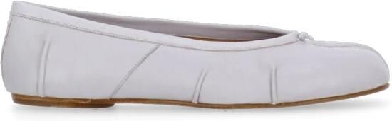 Maison Margiela Lila Leren Ballerina met Tabi-teen Purple Dames - Foto 2