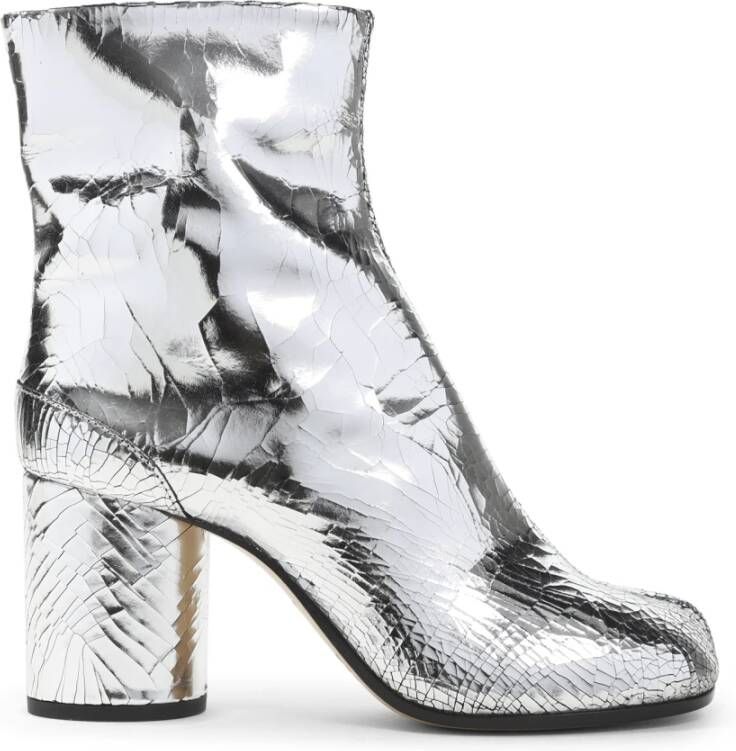 Maison Margiela Metallic Enkellaarzen voor vrouwen