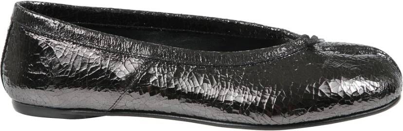 Maison Margiela Metallic Grey Ballerina Tabi Schoenen
