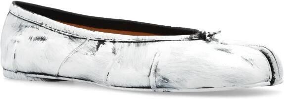 Maison Margiela Handgeschilderde Tabi Ballet Flats White Dames - Foto 5