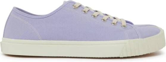 Maison Margiela Paarse Tabi Low-Top Sneakers