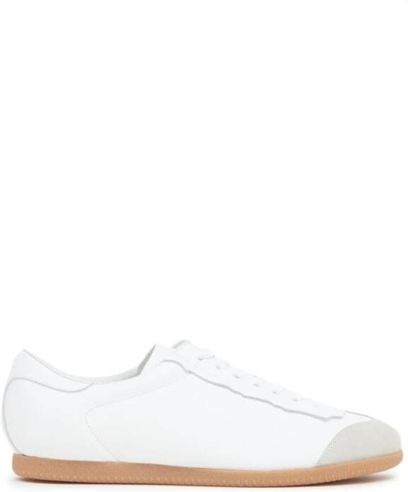 Maison Margiela Witte kalfsleren sneakers voor White