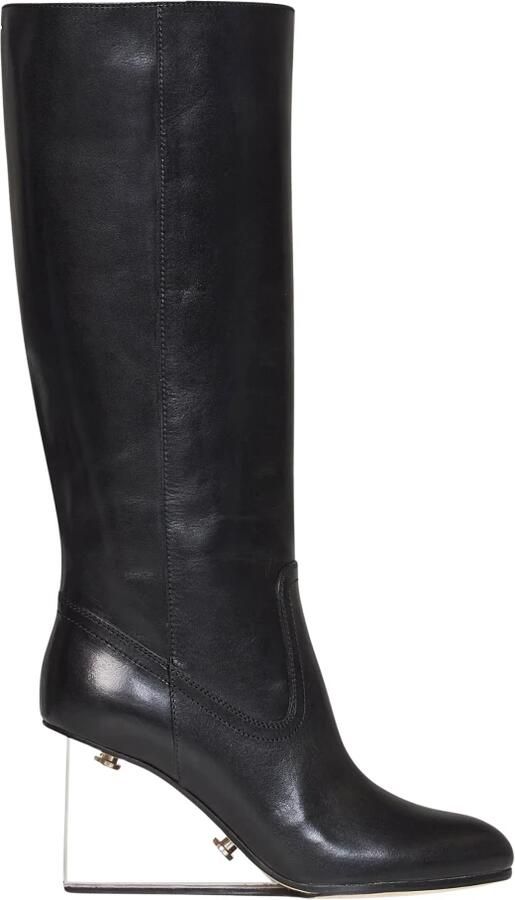 Maison Margiela Plexi Wedge kniehoge laars