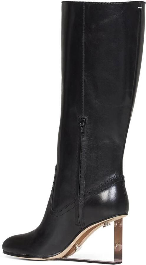 Maison Margiela Plexi Wedge kniehoge laars - Foto 2