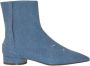Maison Margiela Pre-owned Cotton boots Blue Dames - Thumbnail 1
