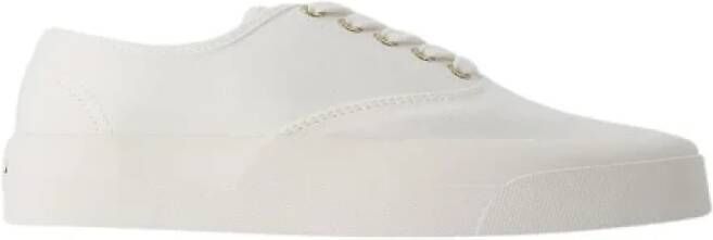 Maison Margiela Pre-owned Cotton sneakers White Dames