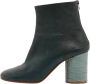 Maison Margiela Pre-owned Leather boots Green Dames - Thumbnail 1