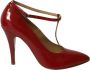 Maison Margiela Pre-owned Leather heels Red Dames - Thumbnail 1