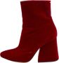 Maison Margiela Pre-owned Velvet boots Red Dames - Thumbnail 1