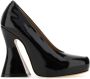 Maison Margiela Leren Plateau Pumps One Stitch Black Dames - Thumbnail 1